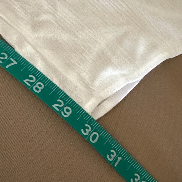 Kona Sol Smocked Waist Side Slit Cover Up Pants White Women Size Large NWT - Picture 5 of 10